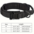 Tactical Dog Collar – Adjustable Nylon Training Collar with Handle