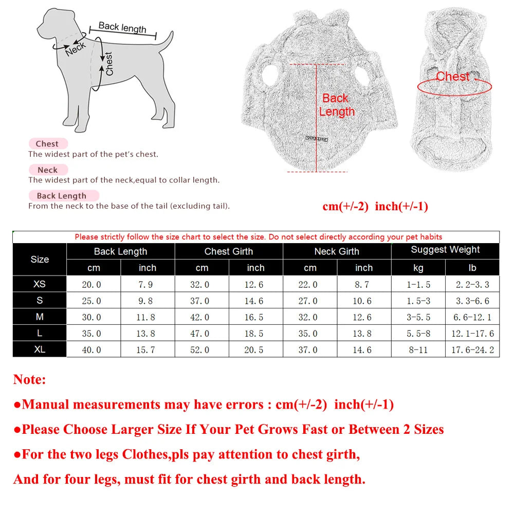 Dog Hoodie – Soft Fleece Coat for Small & Medium Dogs