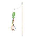 Cat Wand Toy with Bell & Catnip – Interactive Teaser for Indoor Cats