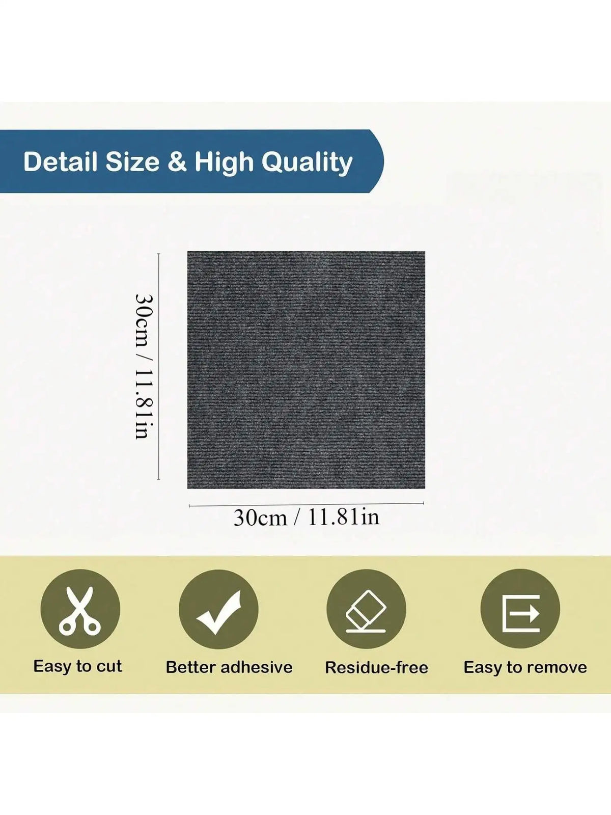 Cat Scratching Pad – Self-Adhesive Trimmable Mat for Furniture