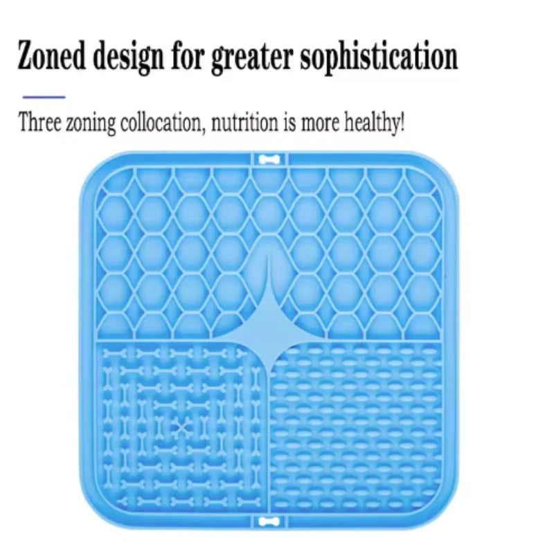 Silicone Lick Mat for Dogs – Slow Feeder & Bath Distraction Mat