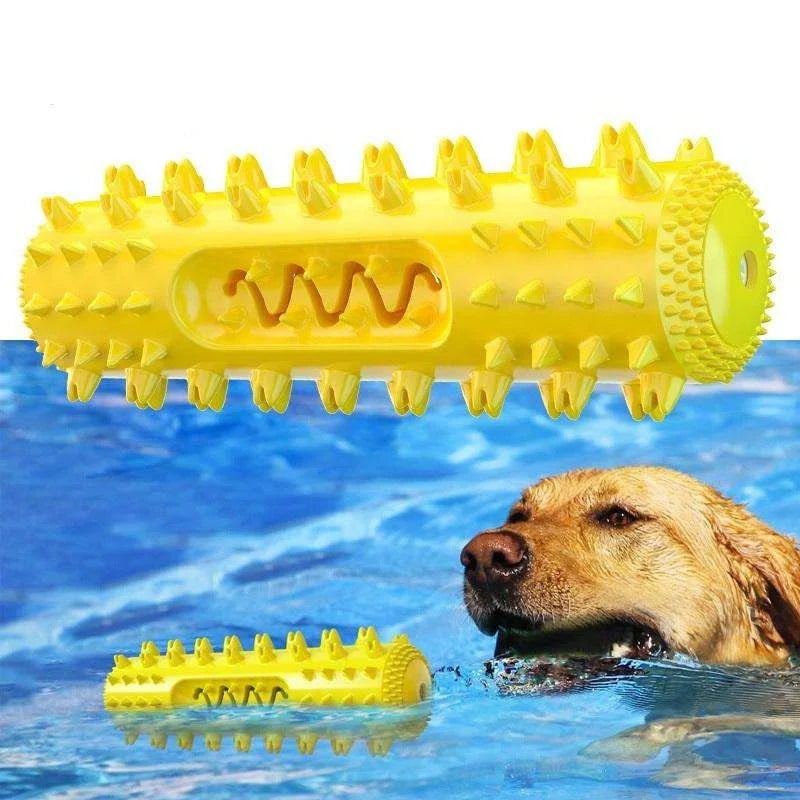 Dog Teething Toy, TPR Chew Stick & Treat Dispensing Toy