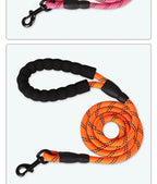 Reflective Dog Leash – Nylon Walking Lead with Quick Release