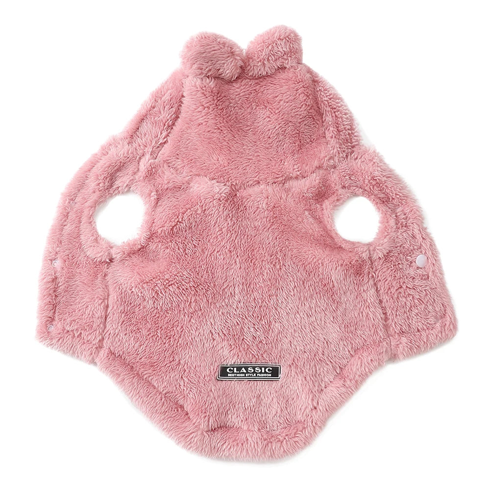 Dog Hoodie – Soft Fleece Coat for Small & Medium Dogs