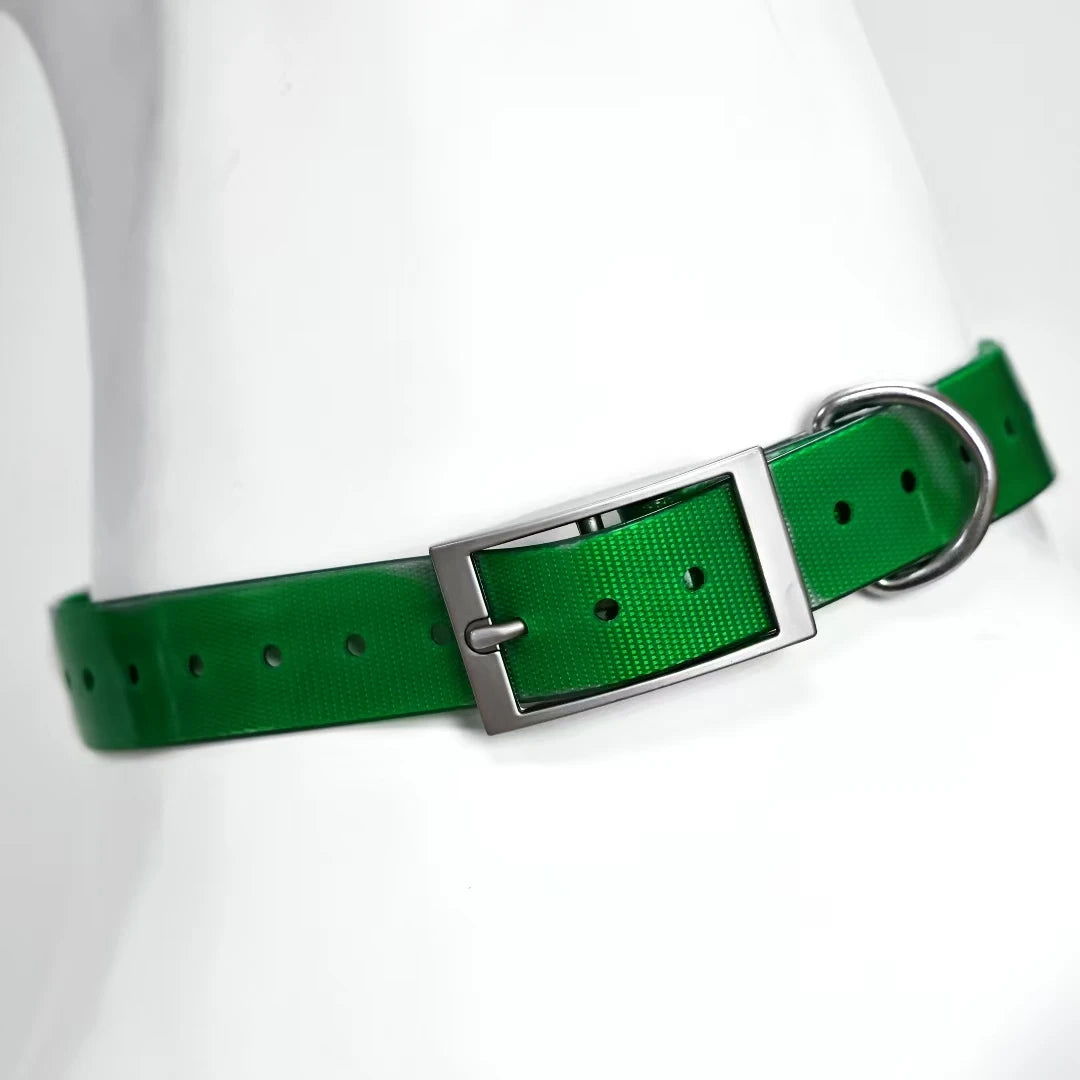 Heavy Duty Dog Collar, Waterproof Adjustable TPU Collar