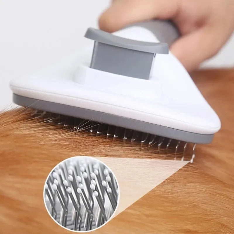 Dog Brush Self Cleaning Pet Hair Remover Grooming Tool