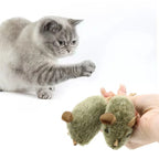 Interactive Mouse Cat Toy – Chirping Plush Toy for Kittens