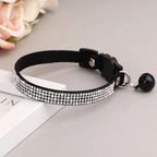 Pink Cat Collar with Rhinestones, Bell & Breakaway Buckle