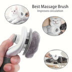Self Cleaning Slicker Brush, Pet Hair Remover for Dogs & Cats