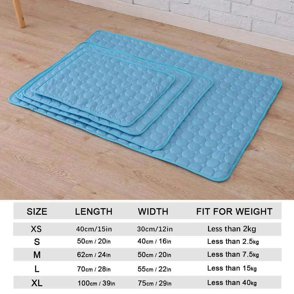 Dog Cooling Mat, Reusable Summer Cooling Pad for Dogs & Cats