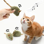 Interactive Mouse Cat Toy – Chirping Plush Toy for Kittens