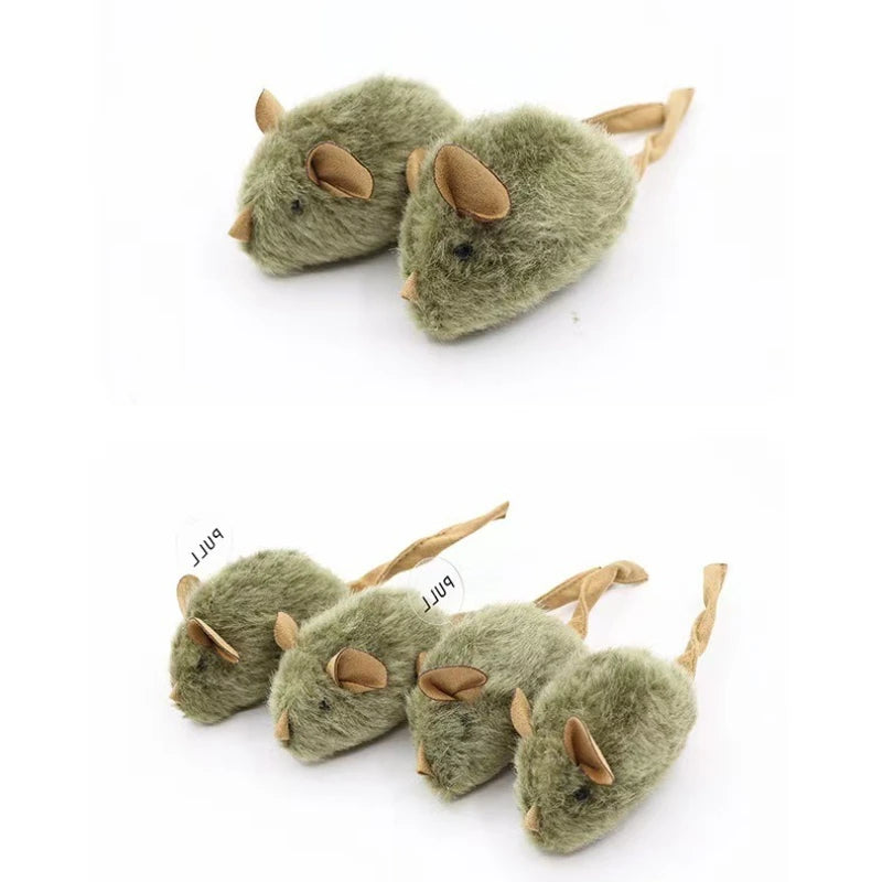 Interactive Mouse Cat Toy – Chirping Plush Toy for Kittens