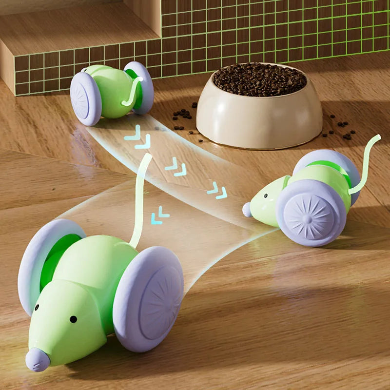 Automatic Cat Toy – Interactive Mouse Toy with Obstacle Avoidance