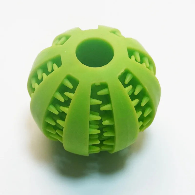 Dog Teething Toy – Rubber Chew Ball & Interactive Puzzle Toy