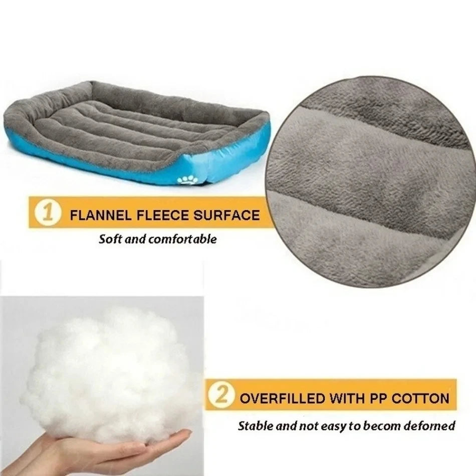Soft Dog Sofa Bed – Washable Waterproof Warm Bed for Medium Dogs