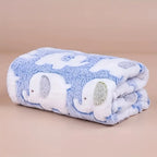 Dog and Cat Blanket – Soft Elephant Flannel Throw for Pets