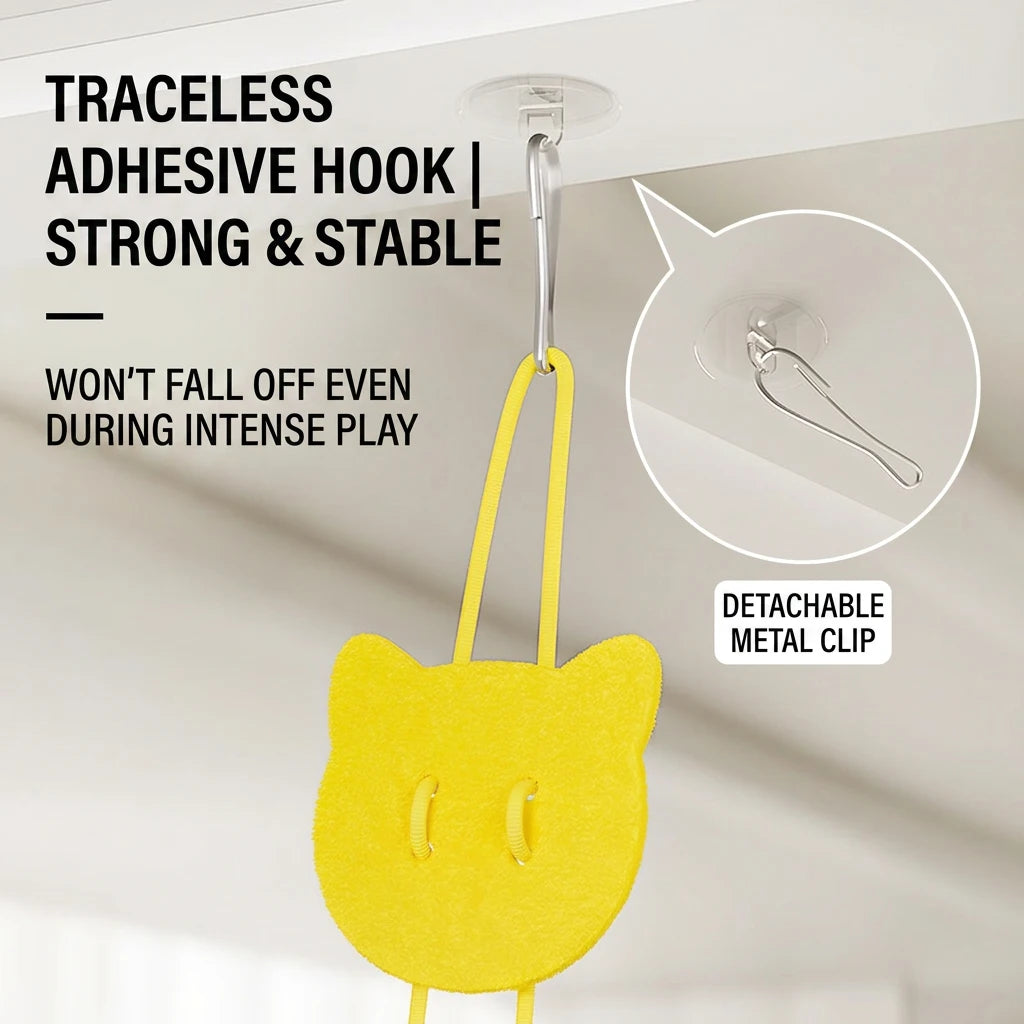 Interactive Bird Cat Toy – Plush Hanging Teaser Toy for Indoor Cats