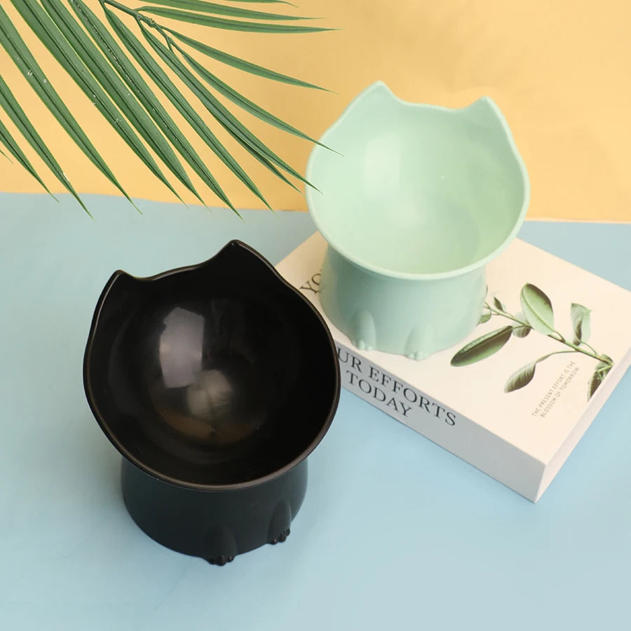 Elevated Cat Bowl – Anti-Tip Raised Feeding Dish