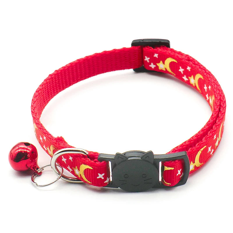Reflective Cat Collar – Adjustable Breakaway Collar with Bell