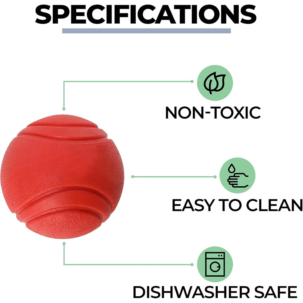 Dog Toy Ball – Rubber Training Ball for Outdoor Play
