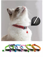 Reflective Cat Collar with Bell, Adjustable Breakaway 2-Pack