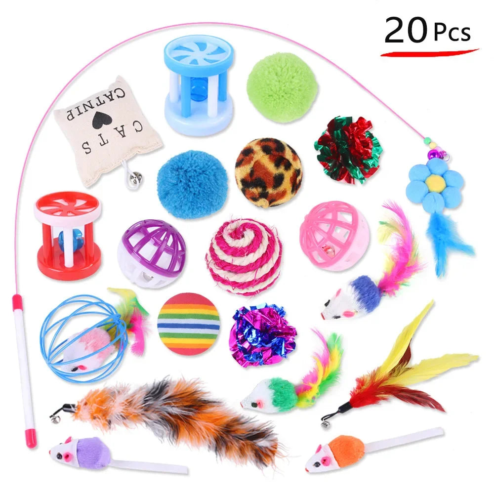 Cat Play Tunnel Mouse Shape Toy for Kittens Indoor Play