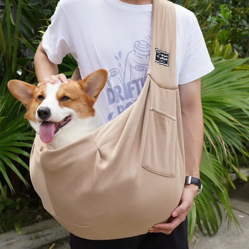 Pet Carrier Sling – Small Dog & Cat Shoulder Bag for Travel