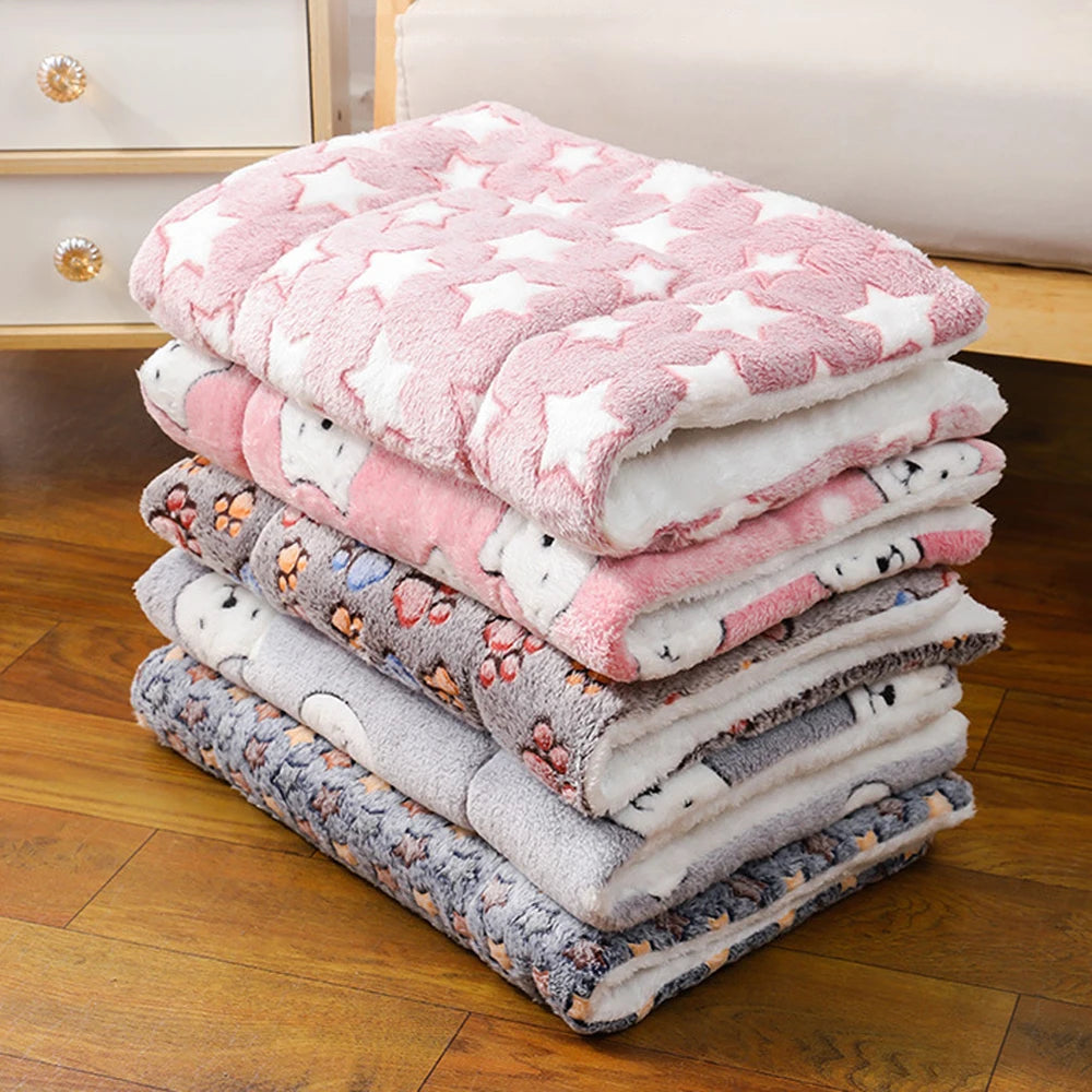 Small Dog Bed Mat – Double-Sided Warm Cushion for Dogs & Cats