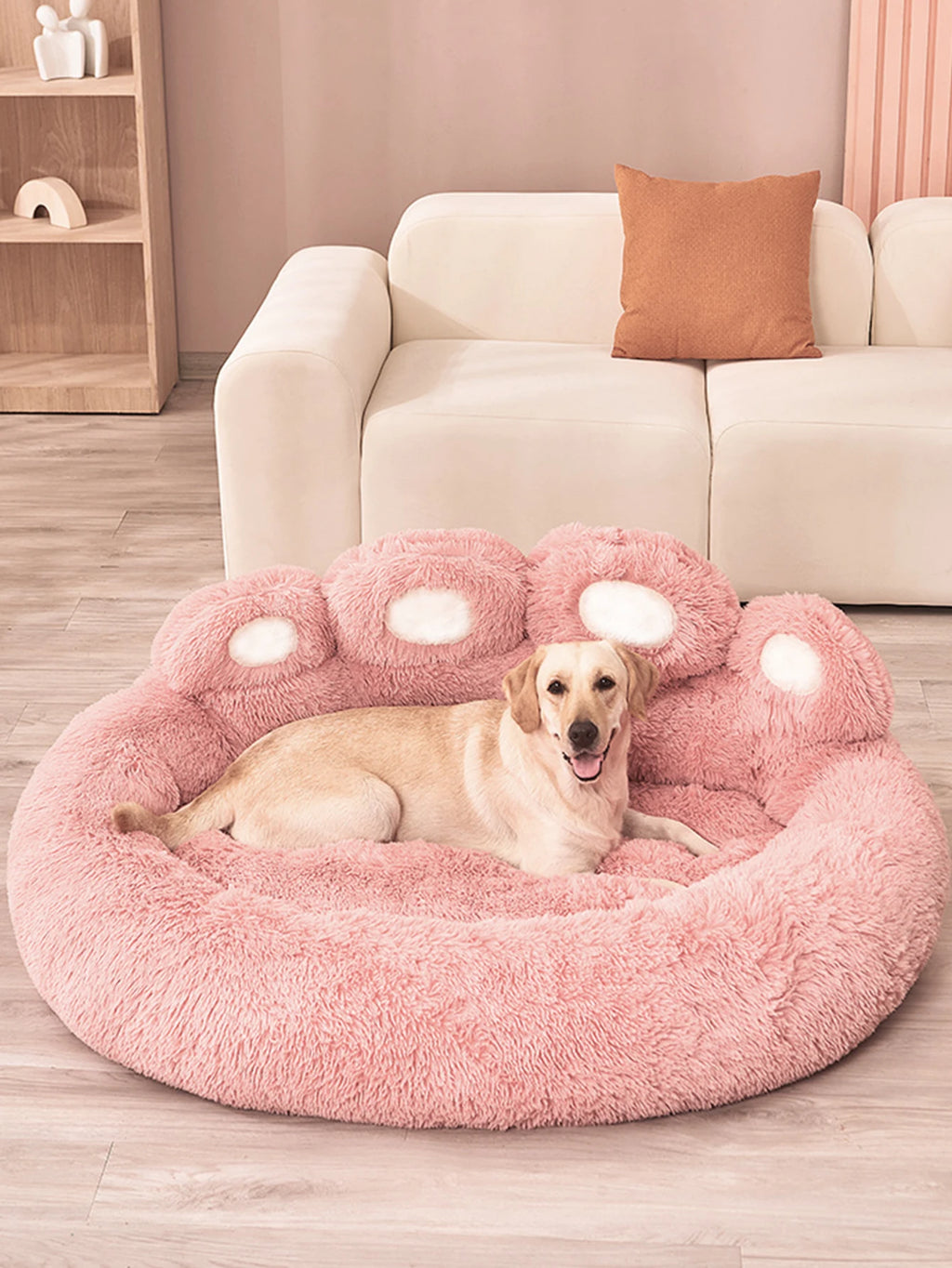 Fluffy Dog Bed Winter Warm Soft Pet Bed for Small & Large Dogs