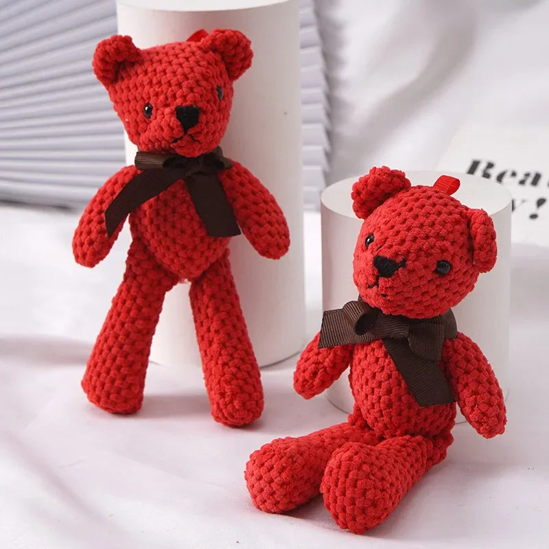 Pineapple Bear Plush, 16cm Mini Teddy Bear Stuffed Toy