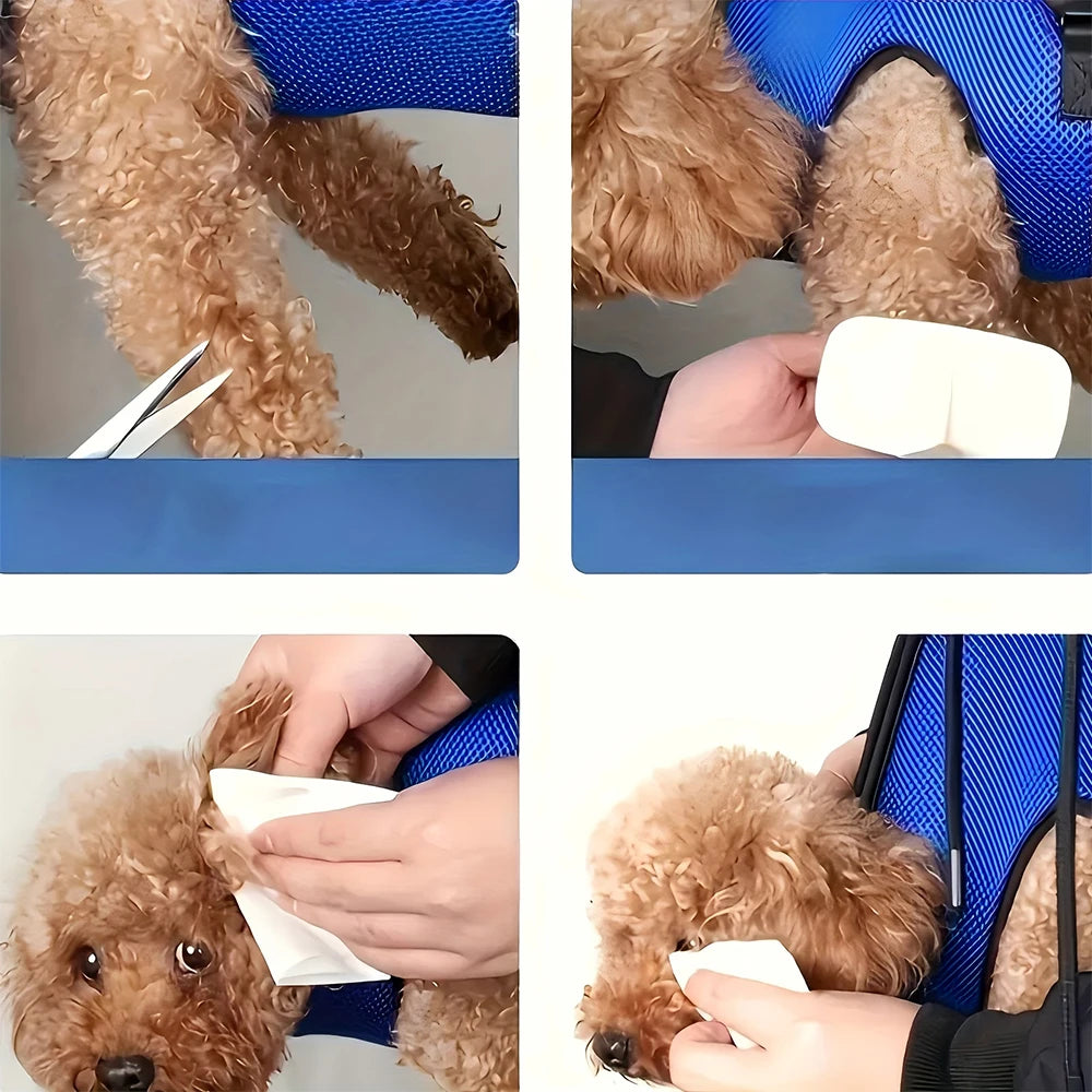 Cat Grooming Hammock – Pet Nail Trimming Restraint Bag