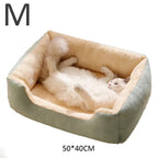 Cat Bed, Soft Plush Kitten Sleeping Cushion for Home