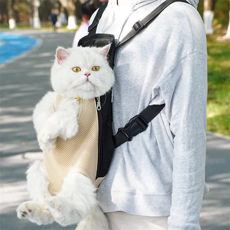 Cat Carrier Backpack – Adjustable Pet Travel Bag for Cats & Dogs