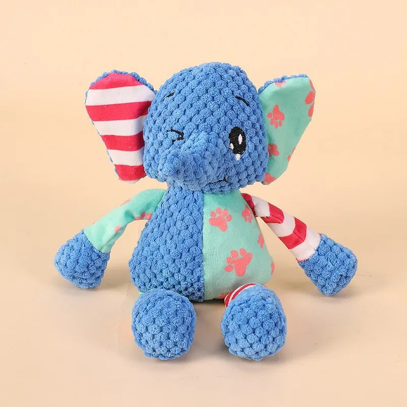 Plush Dog Toy – 27cm Squeaky Interactive Chew Toy