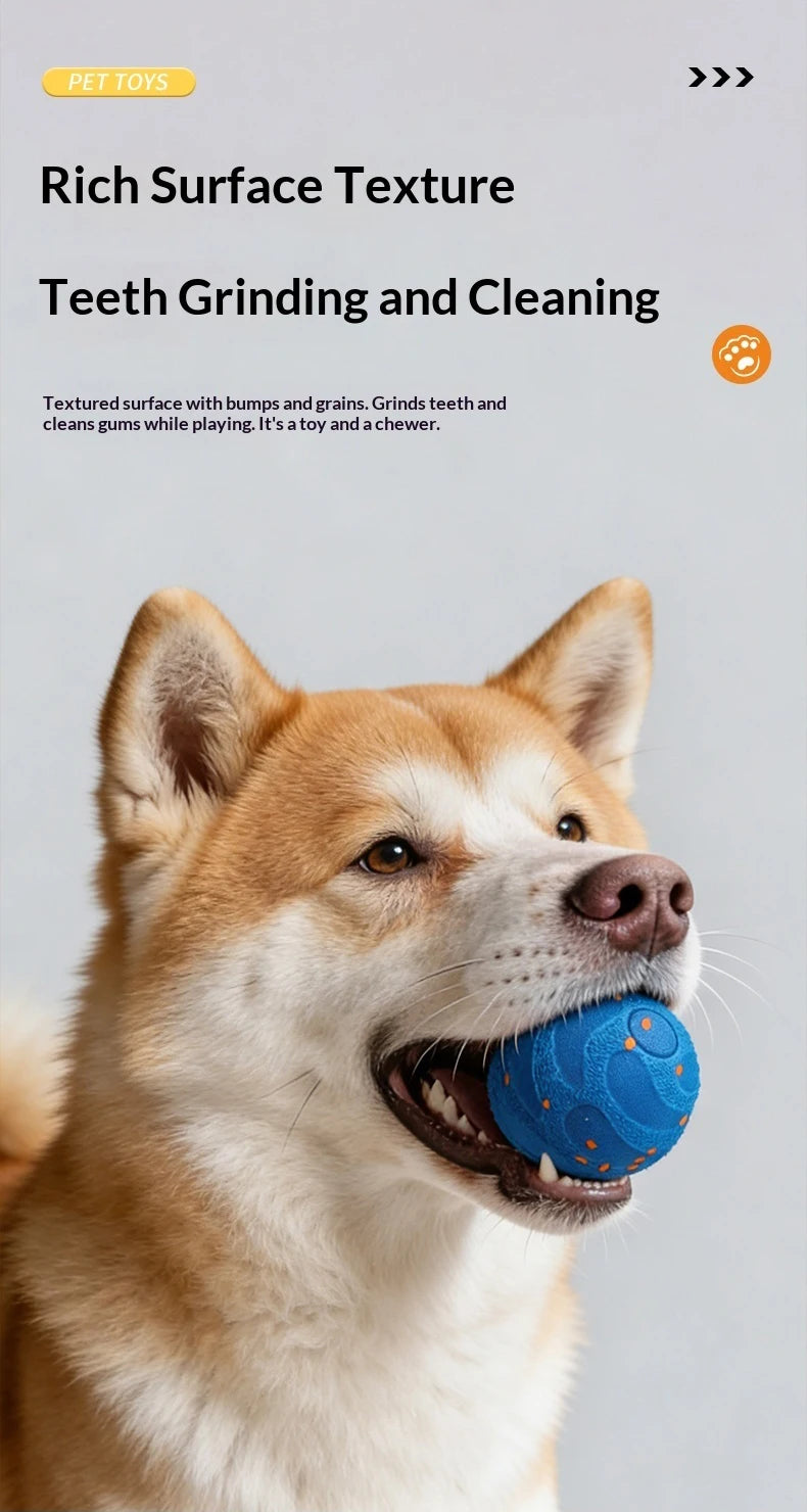 Interactive Dog Toy Automatic Moving Rechargeable Chew Ball