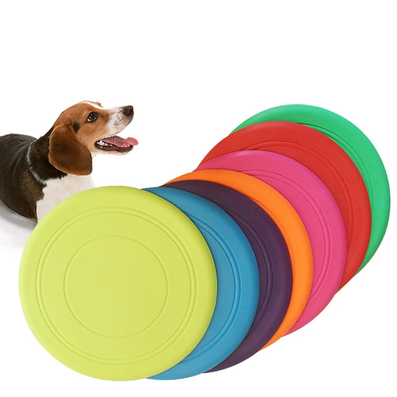 Dog Flying Disc, Silicone Interactive Toy for Training and Outdoor Play