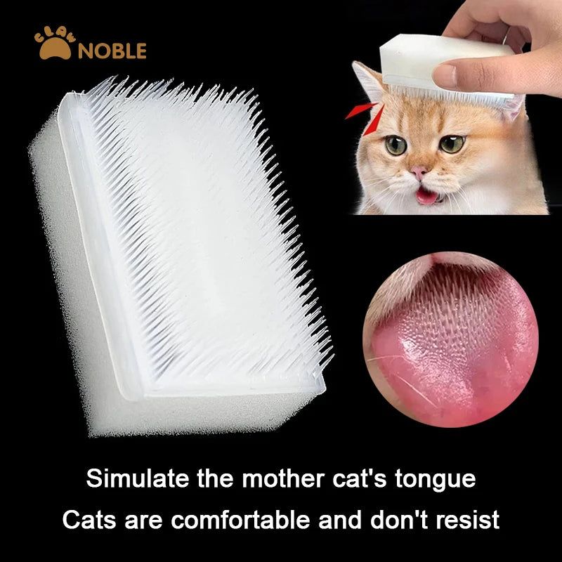 Cat Grooming Brush – Soft Self-Grooming Massage Tool