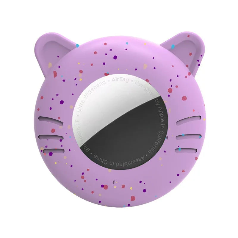 Cat AirTag Holder – Silicone GPS Tracker Collar Case