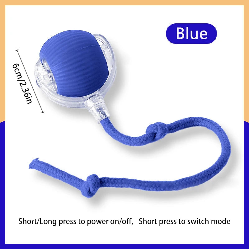 Automatic Interactive Cat Toy Ball – USB Rechargeable Rolling Toy