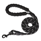 Reflective Dog Leash – Nylon Walking Lead with Quick Release
