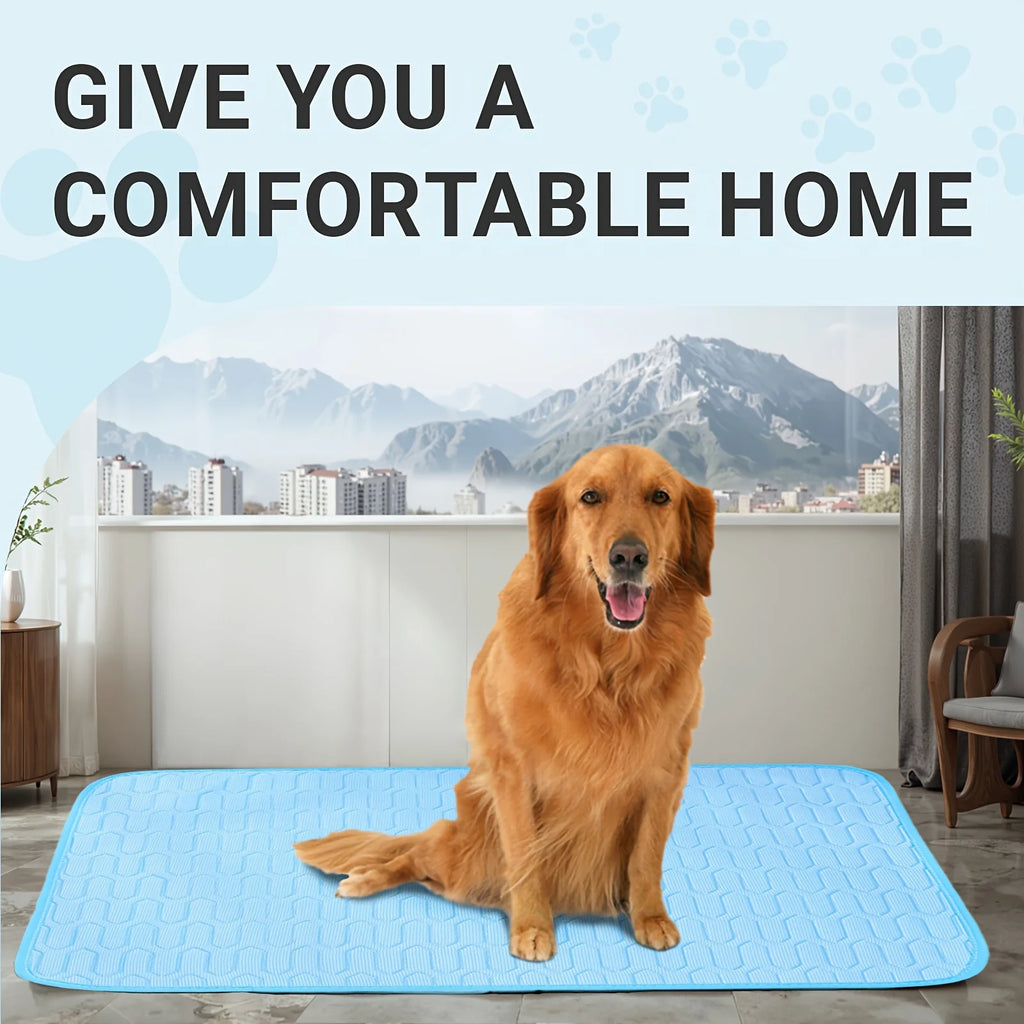 Dog Cooling Mat – Breathable Summer Pet Bed for All Sizes