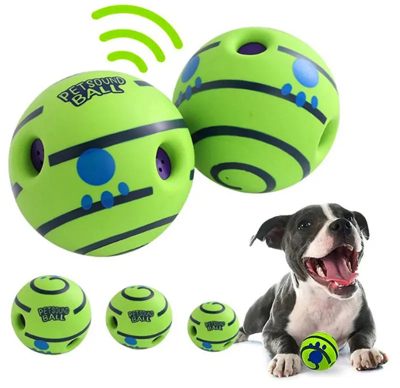 Interactive Dog Ball – Rolling Giggle Sound Toy