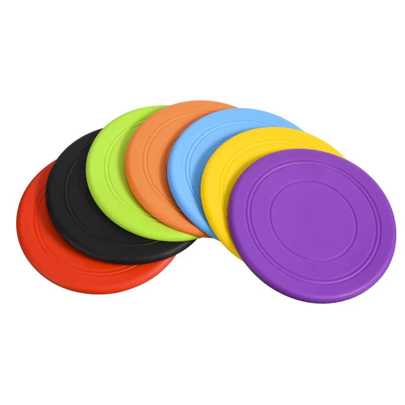 Flying Disc Dog Toy – Silicone Interactive Fetch Disc