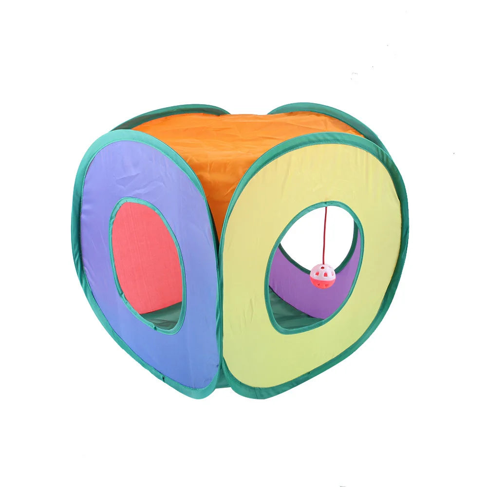 Foldable Cat Tunnel Interactive Indoor Toy