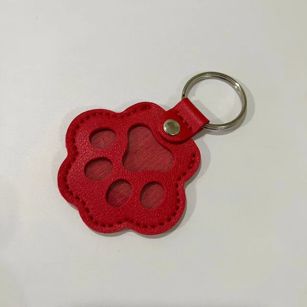 Dog Hair Keepsake Keychain – Leather