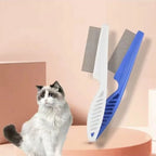 Flea Comb for Dogs Stainless Steel Pet Hair Grooming Brush