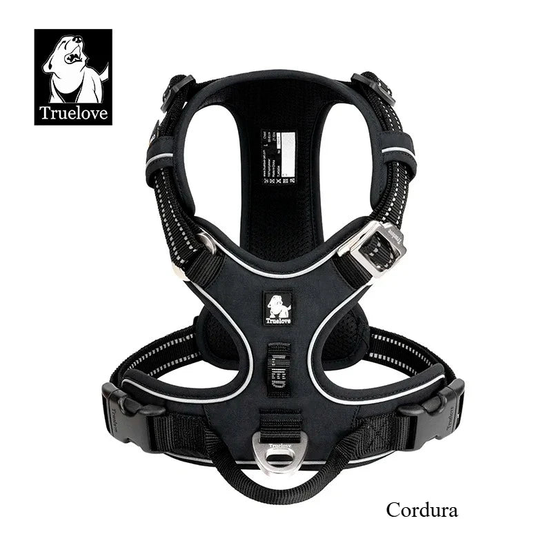 No Pull Dog Harness Adjustable Nylon Reflective Padded