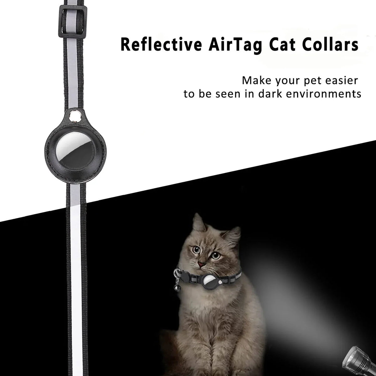 AirTag Cat Collar with Holder