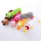 Plush Dog Toy – Squeaky Frog Toy for Chewing & Play