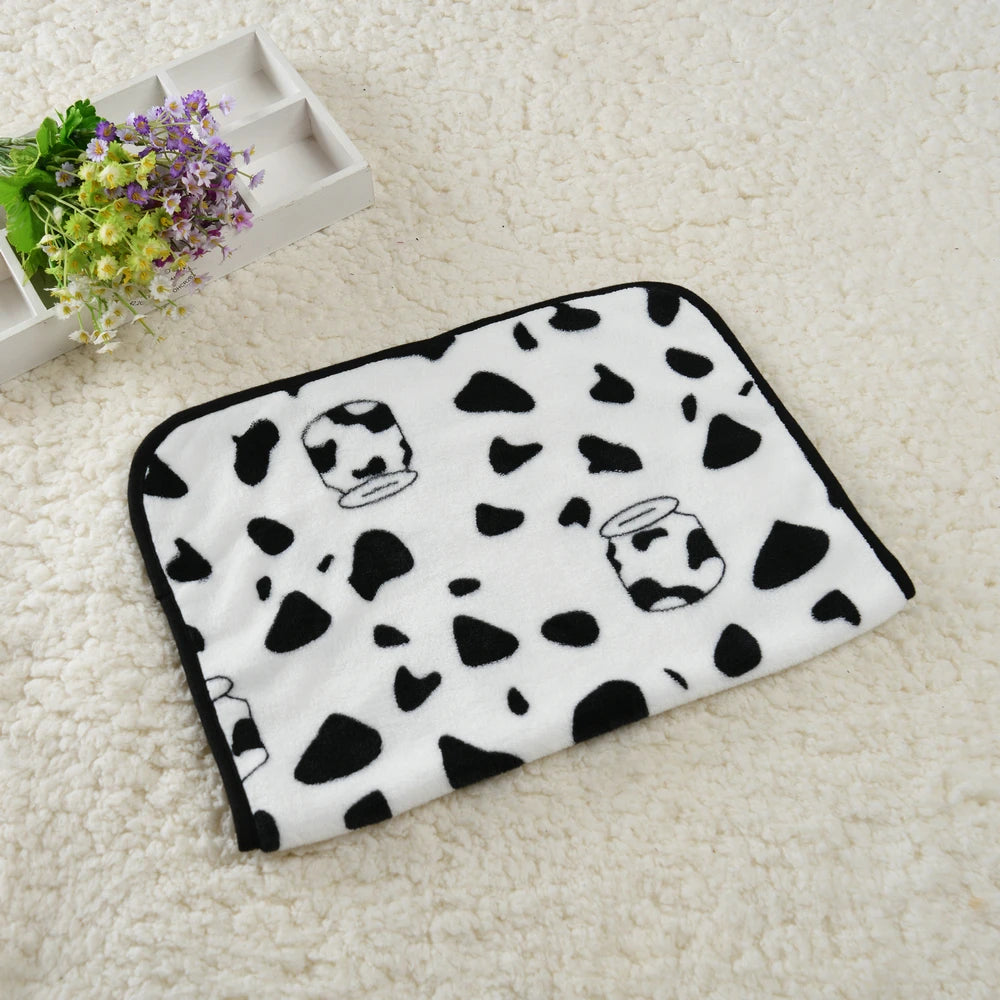 Dog Bed Mat – Soft Warm Coral Fleece Pet Sleeping & Travel Mat